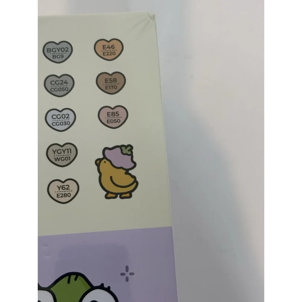 Ohuhu x Coco Wyo Cozy Mood Coloring Kit Honolulu B 48 Colors Alcohol Markers NEW